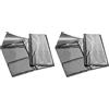 Meister Sunflower FLOR80260 Telo per Pacciamatura, 10 x 1.2 mt, Nero (Confezione da 2)