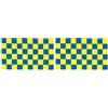AZ FLAG BANDIERA A SCACCHI GIALLI E BLU 90x60cm - BANDIERA SCACCHIERA GIALLA ED AZZURRA 60 x 90 cm - AZ FLAG (Confezione da 2)