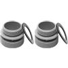 Steinbach Filtro analagen Accessori, Adattatore per Piscine INTEX, Filettatura Maschio 2 X 1 1/2 Pollici, Grigio, 1 x 1 x 1 cm, 040933 (Confezione da 2)
