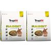 Tropifit RABBIT JUNIOR PREMIUM PLUS 1,75kg - Mangime per conigli giovani con verdura ed erbe (Confezione da 2)