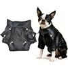 FLAdorepet Cool Dog in pelle giacca invernale caldo Dog Pet vestiti per i piccoli cani XXL