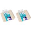 martini SPA - My Pet Spa - Panno Delicato in bambù e Cotone 50x50 cm per toelettatura degli Animali, Colore Beige, 1 unità - Made in Italy - (Confezione da 2)