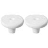 ARKA myREEF®-Plug | 30 mm | Round | 12 Pezzi | Pietre in Ceramica per Le talee di Corallo in Qualsiasi Acquario Marino | incl. Fessure per Una Tenuta ottimale | Facile da Lavorare (Confezione da 2)