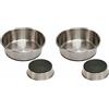 Kerbl Pet Kerbl Ciotola in Acciaio Inox, 1600 ml (Confezione da 2)