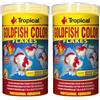 Tropical GOLDFISH COLOR 500ml / 100g - Mangime per intensificare i colori dei pesci rossi (Confezione da 2)