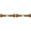 Croci King Bone - Osso per cani sfuso, Snack premio masticativo per cani in pelle bovina naturale, dental stick per la pulizia dei denti, 30 cm - 350 g (Confezione da 2)