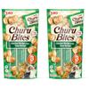 INABA Churu Bites Bocconcini di Pollo con Cuore di Tonno - 1 Pack (3 Stick x 10gr) - Snack per Gatti Morbido e Cremoso - Cibo per Gatti Senza Conservanti o Coloranti Artificiali, Grain-Free