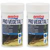 Amtra Pro Vegetal Tabs 100 ml - Mangime completo a base vegetale, per pesci d'acqua dolce e marina, in tavolette affondanti (Confezione da 2)
