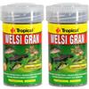 Tropical WELSI GRAN 100ml / 65g - Granuli multi-ingrediente ad affondamento rapido per pesci di fondo (Confezione da 2)