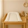 EASY DORT | Materassino fasciatoio 70 x 45 cm | Piano fasciatoio inclinato 45 x 70 cm | Lavabile & Impermeabile | Bordi rialzati | Protezione della testa | Cotone con rivestimento acrilico | Made in