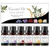 Dongcill 6 x 10ML Oli Essenziali Floreale per Diffusori, Olii Essenziali Natural, Set Regalo per Diffusori, SPA, Lavanda, Rosa, Camomilla, Campanula, Fiore di Ciliegio, Osmanto