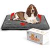 Mora Pets Tappeto riscaldante gatto Coperta autoriscaldante per gatti e cani Tappetino riscaldante Senza elettricità e batterie Coperta termica Rimovibile e Lavabile 89 x 58 cm