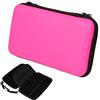 TECHGEAR Custodia Compatibile con Nintendo 2DS XL - Custodia Protettiva da viaggio Cover Rigida e Spaziosa Realizzata per 2DS XL + Giochi + Accessori [Rosa]