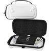 ProCase Cassa da Trasporto per Rog Xbox Ally & Xbox Ally X 7 2025, Borsa di Stoccaggio Dura Eva con 5 Slot per Schede SD, Borsa Protettiva per Console da Gioco Portatili e Accessori -Bianco