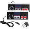 Binghe NES Game Controller, Controller per giochi NES con USB Interfaccia Modello classico Compatibile con Classic NES/PC/M-A-C/Raspberry Pi 3(2 pezzi)