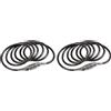 Lampa 93722 Cavo antifurto in acciaio a spirale Ø 6 mm - 160 cm (Confezione da 2)