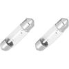 cyclingcolors Lampadina siluro 6V 5W 11 x 44 mm SV8.5 auto moto ciclomotore lampada faro cruscotto fanale (Confezione da 2)