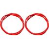 cyclingcolors guaina 7mm 2m cavo filo cambio frizione compatibile scooter vespa moto cross (Rosso) (Confezione da 2)