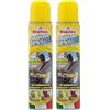 Rhütten Pulitore Tessuti, Detergente in Schiuma, Tappo Spazzolina, 400ml spray (Confezione da 2)