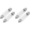 cyclingcolors 2x Lampadina siluro 6V 3W 8 x 31 mm SV7 auto moto ciclomotore lampada faro cruscotto fanale (Confezione da 2)