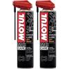Motul - Lubrificante per Catene di Moto Fuoristrada - Aerosol Giallo Fluo - Compatibile con O-Ring, X-Ring, Z-Ring - Resistente all'Acqua - Antiruggine - MC Care Chain Lube off Road C3-400 ml