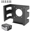 Zillary Supporto per Ventilazione e Dissipazione del Calore Mac Mini M4 Mac Mini M4 Pro 3 in 1, Sotto Scrivania/Supporto da Parete/Monitor, Salvaspazio, Facile da Installare, Adatto per Uffici e Abitazioni