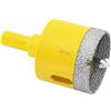 Aohhy Sega a Tazza Diamantata 40mm con Punte Guida, Professionale Vacuum Brasato Punte per Trapano Diamantate per Piastrelle, Porcellana, Vetro, Marmo e Ceramica