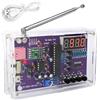 TIANXUAN Kit radio FM per pratica di saldatura Kit elettronico fai da te Kit di progetto scolastico elettronico FM 87-108 MHz con 2 modalità di alimentazione EK1989 Saldatura Apprendimento Insegnamento e hobby