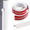 Zyiphor Paraspigoli Muro 2cmx10m,Profilo Angolare Autoadesivi PVC Bianco, Modanatura Adesiva per Pareti Decorativa,Flessibile e e Facile da Tagliare per Muro, Piastrelle, Porte,Finestre e Bagno,Fai da Te