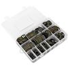 Yosoo Health Gear 240 Pz 6 8 10 12 14 16 18 20 22 24 27 30mm Anello di Tenuta in Gomma per Olio in Metallo Set di Guarnizioni per Tappo di Scarico O Assortimento Rondelle NBR