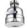 TopHomer 360 ° Rotazione Spruzzo-Proof Rubinetto Aeratore Regolabile 3 Modalità Acqua Risparmio Rubinetto Spruzzatore Testa per Bagno Cucina