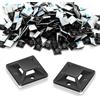 Lhbwhiz 200 Pezzi Set Fascette,supporto Base Autoadesivo,base