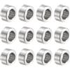 QUARKZMAN 12pz Distanziatore in Acciaio Inossidabile 6.2mm Foro x 10mm OD x 4mm Lunghezza Boccola per Vite Finitura Semplice Distanziatore Metallo Rotondo per Viti Bulloni e Barre M6