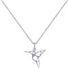 Schmuck Les Poulettes LES POULETTES BIJOUX - Collana Argento 925 Colibrì Traforato