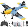 Henakmsl Aereo Telecomandato 3CH, 2.4GHz Telecomandato BF109 Fighter Toy Con 2 Batterie, Radiocomandato RTF per Bambini/Adulti/Principianti