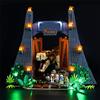 GEAMENT Set di Luci LED Compatibile Con Jurassic Park: la Furia del T. Rex (T.rex Rampage) - Kit Di Illuminazione per Jurassic World 75936 (Modello di mattoncini non incluso)