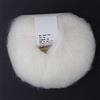 Tbest Filato D'aria, Filato di Cashmere, Filato di Lana Fine, Filato di Mohair Color Pesca, Filato di Mohair, Filato di Mohair, Filato di Mohair, Mohair, Filato Verde Neon Popolare (01 bianco)