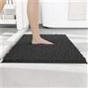 RUN HELIX Tappetino da bagno antiscivolo - 50 x 80 cm, morbido tappeto da bagno per il bagno, assorbente a pelo lungo, tappetino da bagno, antiscivolo, lavabile per doccia, vasche da bagno