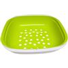 Tupperware Allegra - Ciotola esclusiva con coperchio, per servire (bianco e verde con colino)