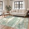 BEIMO Tappeto Salotto Pelo Corto, Moderno Tappeto Camera Da Letto, Tappeti Antiscivolo Lavabile, Grande Tappeti Astratto per Cameretta, Soggiorno, Sala, Scendiletto, Verde Salvia, 160x230cm