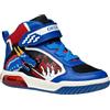 Geox J Inek Boy, Scarpe da Ginnastica, Nero Lime, 24 EU