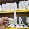 8Gnituhs 20 pezzi 20 * 12 cm 1 mm mini divisori per scaffali di libri da biblioteca, marcatori di etichette flessibili con adesivi, per forniture per insegnanti in classe, per ordinare il tipo di libro