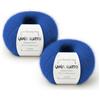 Kalapanta Gomitoli Mohair e Seta per lavoro a maglia, Lana Gatto Linea Luxury Silk Mohair, 50 gr., 424 mt, (Blu - 30146, 2)