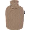 Fashy Borsa dell'acqua calda da 2,0 l, con rivestimento trapuntato, beige