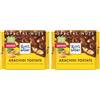 RITTER SPORT Arachidi Tostate, Tavoletta di Cioccolato al Latte con Croccanti Arachidi Tostate e Salate, Cacao 100% Certificato Sostenibile, 100 g (Confezione da 2)