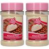 FunCakes Farina di Mandorle Extra Fine: 100% mandorle sbollentate finemente macinate, perfette per biscotti delicati come i macarons. 125 g. (Confezione da 2)
