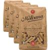 La Molisana, Maccheroni Integrali n. 37, Pasta Integrale da Solo Grano Italiano - Trafilata al Bronzo, Ricca di Fibre, Ruvida e Tenace con Eccellente Tenuta in Cottura - Confezione da 2000g