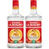 La Mauny - Blanc, 70 cl, Rum Bianco Agricolo della Martinica, 50% Vol (Confezione da 2)