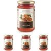 Agrisicilia Marmellata biologica di Arancia rossa di Sicilia I.G.P., con frutta biologica, ideale per colazione e merenda, vasetto da 360 grammi (Confezione da 4)