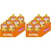 Plasmon I Fruttini - Mela, Fragola e Lampone 6x130g (Confezione da 2)